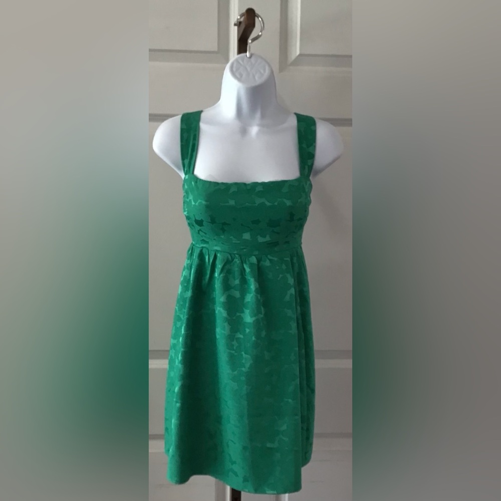 Lucy in the Sky Teal Textured Dress With Bow Tie